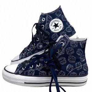 Converse CONS Chuck Taylor Pro Casual Men's Sneakers High A03222C Navy Shoes Top